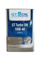 Моторное масло GTOIL. GT Turbo SM, SAE 10W-40, API SM/CF/GF-4, 4 л.
