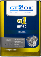Моторное масло GTOIL. GT 1, SAE 0W-30, API SN/CF/GF-5, 4 л.